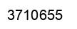 Number 3710655 black image