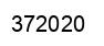 Number 372020 black image