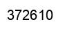 Number 372610 black image