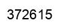 Number 372615 black image