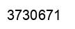 Number 3730671 black image