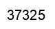 Number 37325 black image