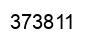Number 373811 black image