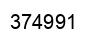 Number 374991 black image