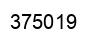 Number 375019 black image