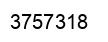 Number 3757318 black image
