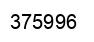 Number 375996 black image