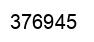 Number 376945 black image