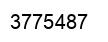 Number 3775487 black image