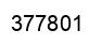 Número 377801 imagen negro
