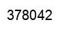 Number 378042 black image