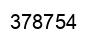 Número 378754 imagen negro