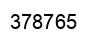 Número 378765 imagen negro