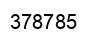 Number 378785 black image