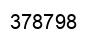 Number 378798 black image