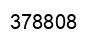 Number 378808 black image
