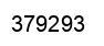 Number 379293 black image