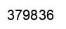 Number 379836 black image