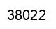 Número 38022 imagen negro