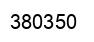 Number 380350 black image