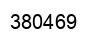 Number 380469 black image