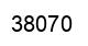 Number 38070 black image