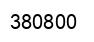Número 380800 imagen negro