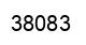 Number 38083 black image