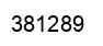 Number 381289 black image
