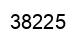 Number 38225 black image