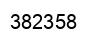 Number 382358 black image