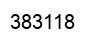 Number 383118 black image