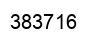 Number 383716 black image