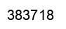 Number 383718 black image