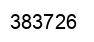 Number 383726 black image