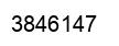 Number 3846147 black image