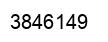 Number 3846149 black image