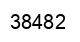 Número 38482 imagen negro