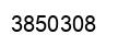 Number 3850308 black image