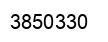 Number 3850330 black image