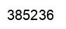 Number 385236 black image
