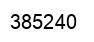 Number 385240 black image