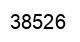 Number 38526 black image