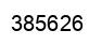 Number 385626 black image