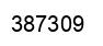 Number 387309 black image