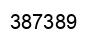 Número 387389 imagen negro