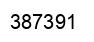 Número 387391 imagen negro