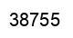 Number 38755 black image