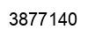 Number 3877140 black image