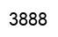 Number 3888 black image